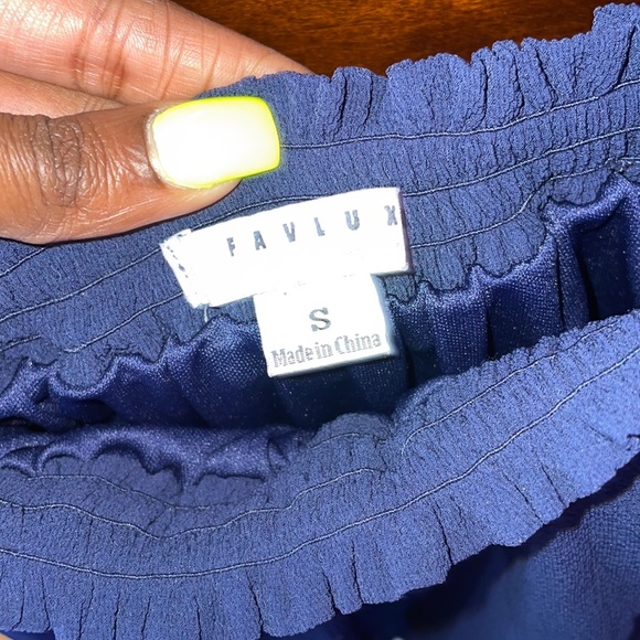 Navy Blue & White Jumpsuit NWT - Picture 4 of 5